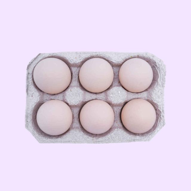 Farm Kadaknath Eggs – Pack of 6 | Rich Taste | Ideal for Cooking, Baking & Daily Nutrition