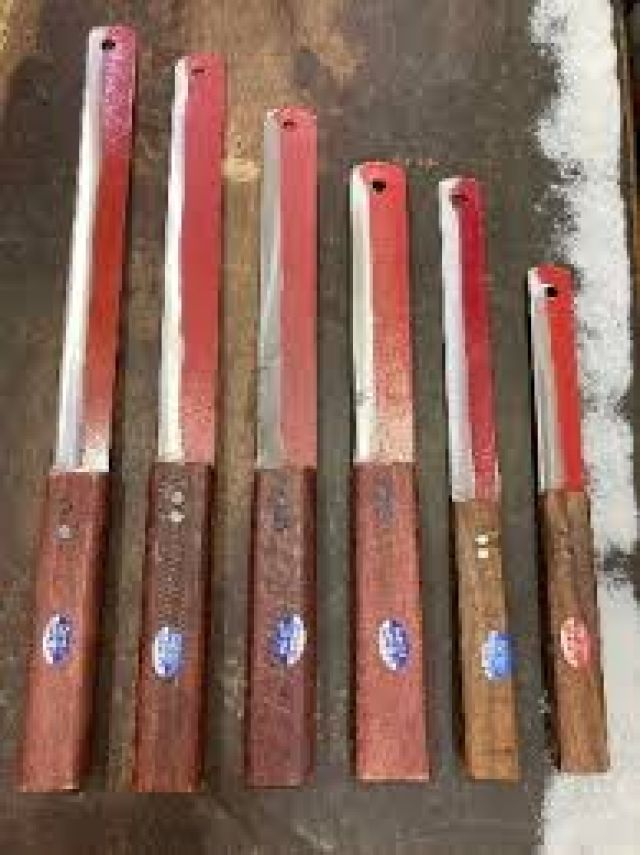 Iron Kitchen Knife with Wooden Handle