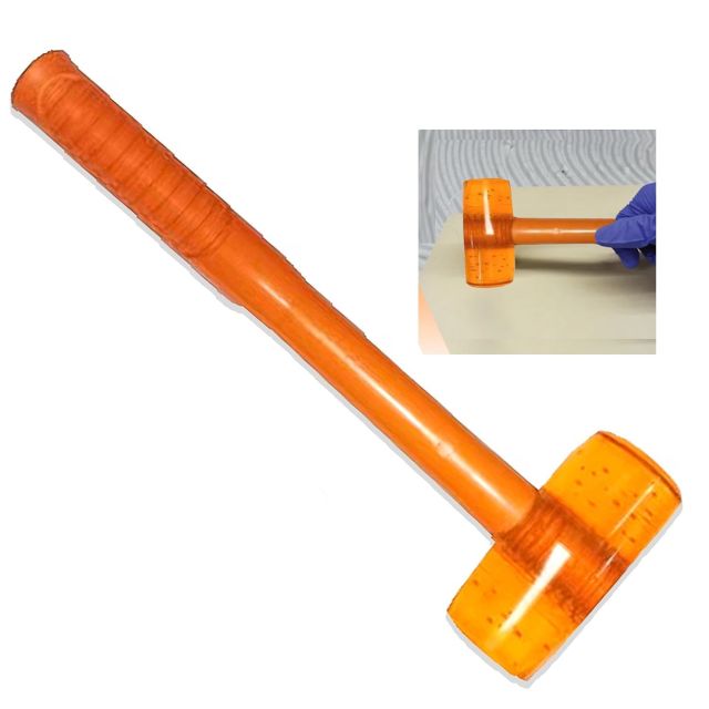 Nalmie Rubber Mallet Tile Installation Hammer, Multi-Purpose Tool for Flooring, Masonry, Woodwork, Tiles Fitting